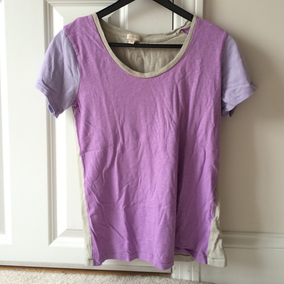 Purple and gray tee