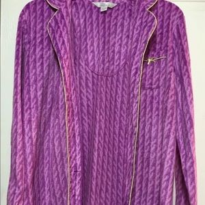 Purple  Print Pajama Set