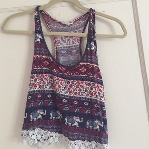 LA Hearts Boho Crop Top