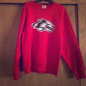 University Of New Mexico Red Lobo Sweater