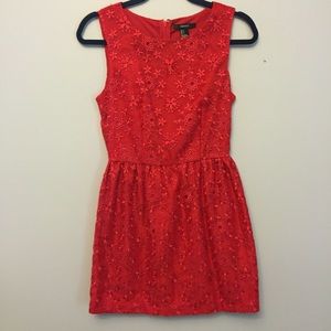 Size small red party dress Forever 21