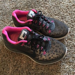 Nike lunar glide 5 cheetah print shoes