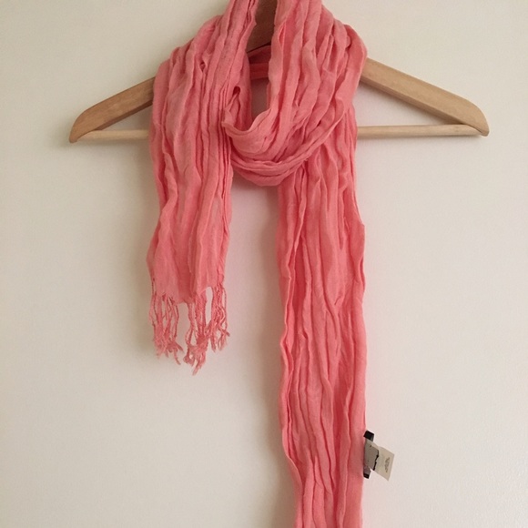 J. Crew scarf (peachy light pink)