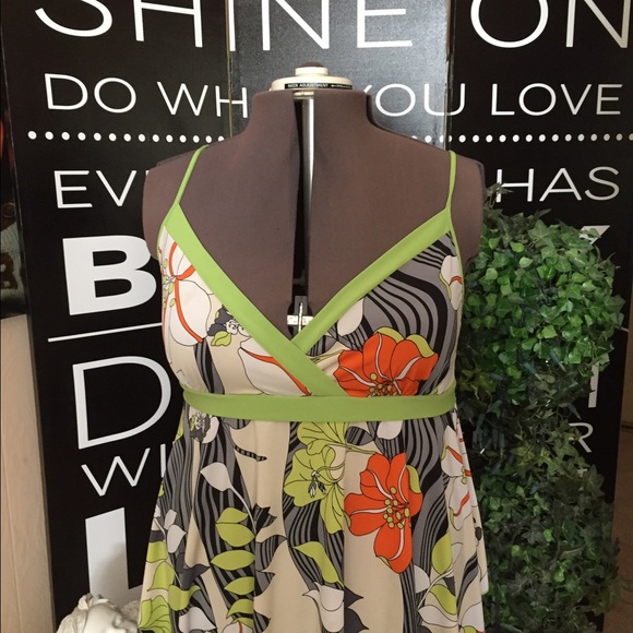 Summer Spaghetti Strap Shark Bite Top. Poly 3xl