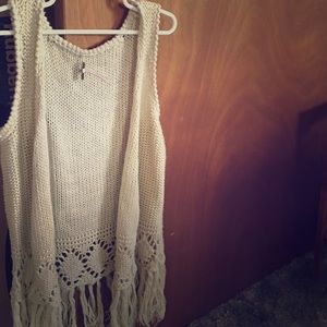 H & M Knitted Cream Vest