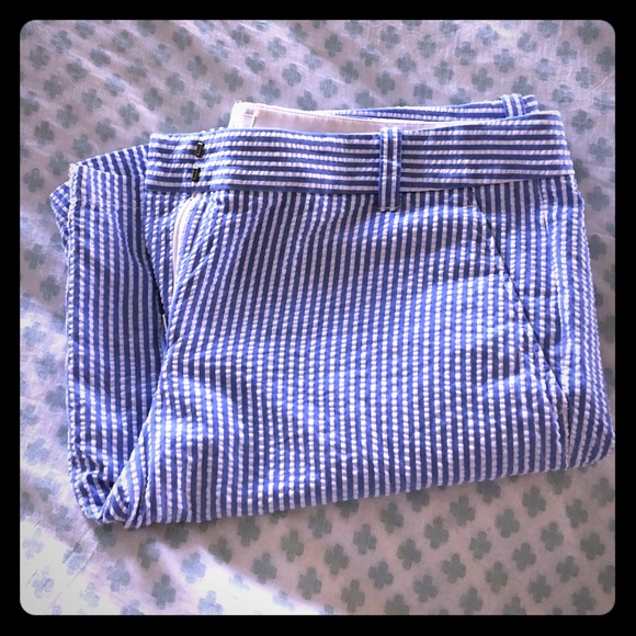 J.Crew Bermuda Seersucker Shorts