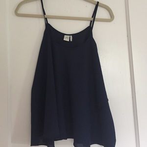 Paper Crane Navy Tank Top