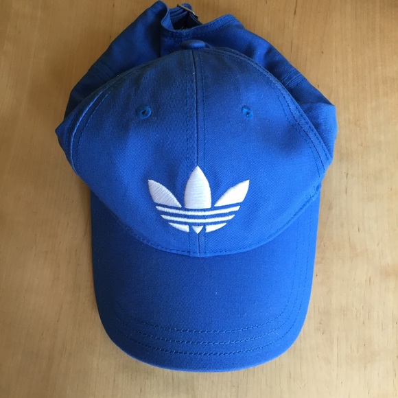 Blue adidas hat