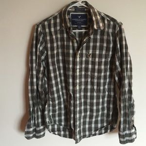 GREEN BUTTON DOWN SHIRT