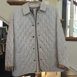 White Burberry Jacket