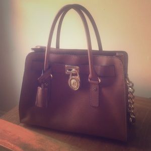 Michael Kors Saffiano Leather Satchel