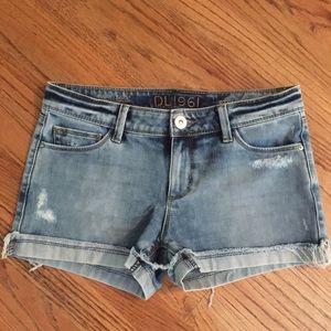 DL1961 Premium Denim Distressed Stella Shorts