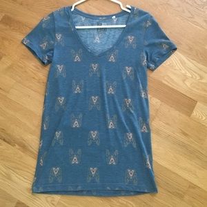 PacSun NOLLIE Dog Print Graphic Tee (SIZE SM)