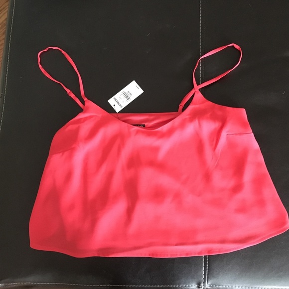 Red crop top