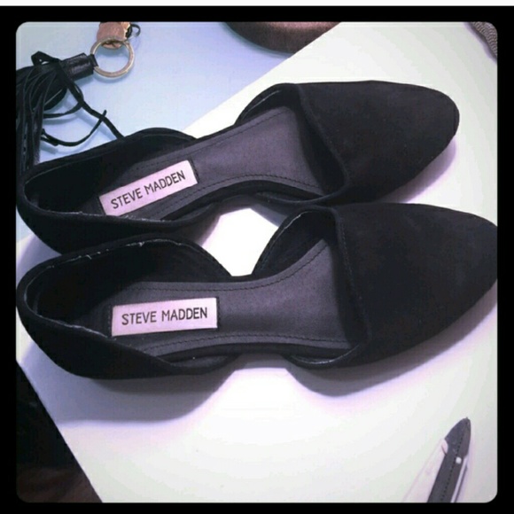 Steve Madden black.flats