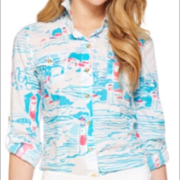 DISO Lilly Pulitzer Watch Out Cruiser Shirt