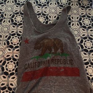 Gray California Tank-Size Small