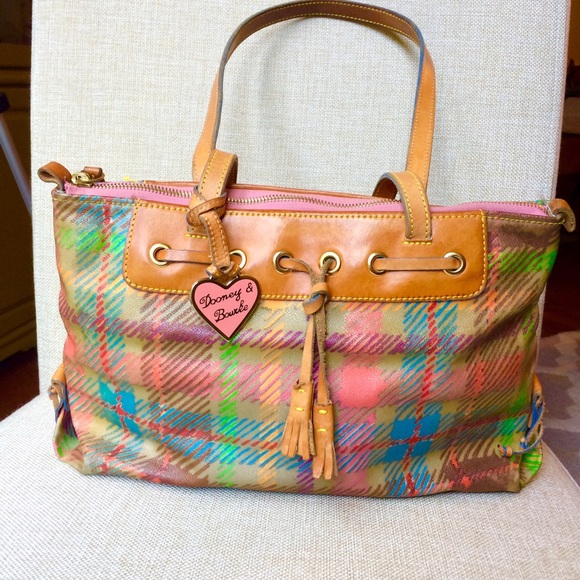 Dooney & Bourke Handbags - Vintage Dooney & Burke plaid bag