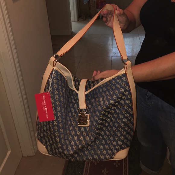 Dooney & Bourke Denim Greta Hobo