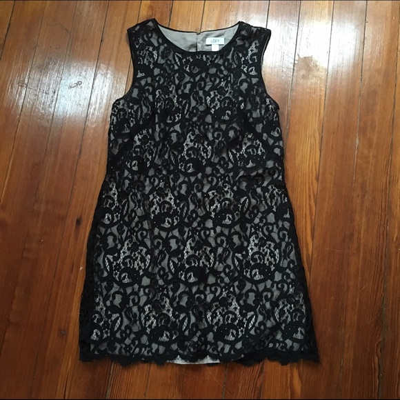 Black lace dress