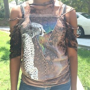 Destress t-shirt hand made.