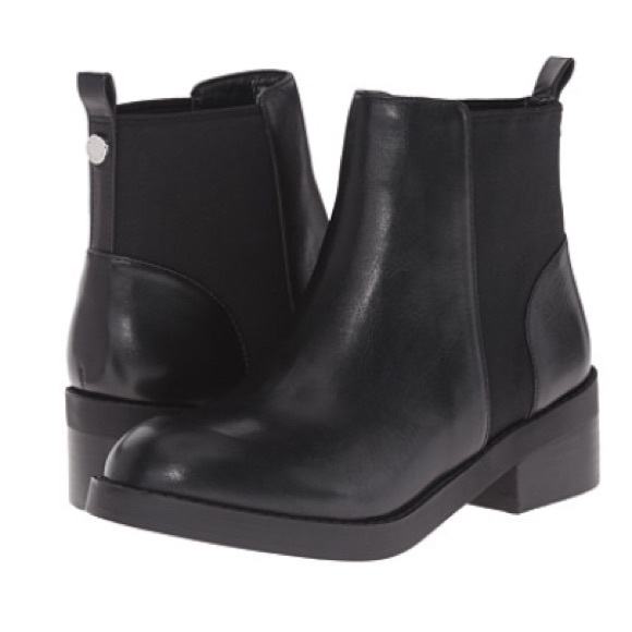 Steve Madden Groupie Black Leather Bootie
