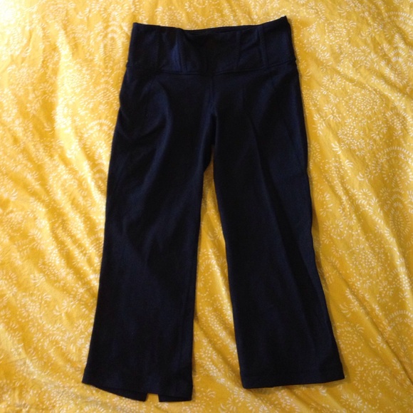 Lululemon Tadasana Split cropped leggings