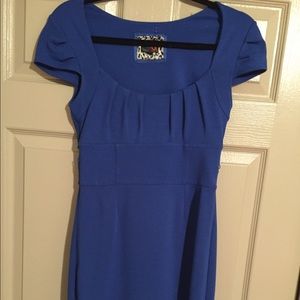 Guess blue fitted dress