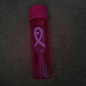 Tall breast cancer awareness water bottle