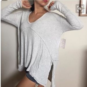 XS free People sunset park thermal tunic