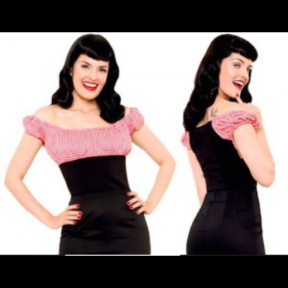 Retro Pinup style top - Picture 4 of 4