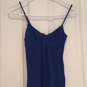 ARITZIA Wilfred Blue Corset Style Tank-XS