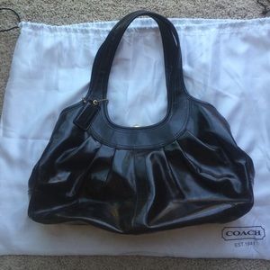 Coach Purse Black Leather