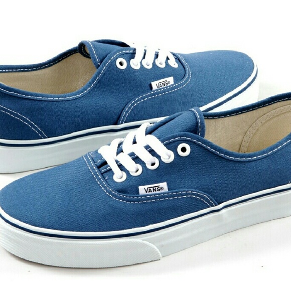 Vans Navy Blue Canvas Shoes