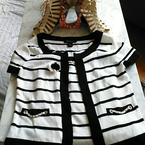 WHITE HOUSE BLACK MARKET TOP&JACKET,SIZES LG, MED - Picture 2 of 4