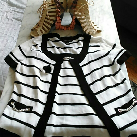 WHITE HOUSE BLACK MARKET TOP&JACKET,SIZES LG, MED - Picture 3 of 4