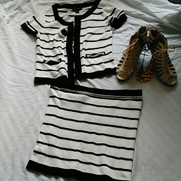 WHITE HOUSE BLACK MARKET TOP&JACKET,SIZES LG, MED - Picture 4 of 4
