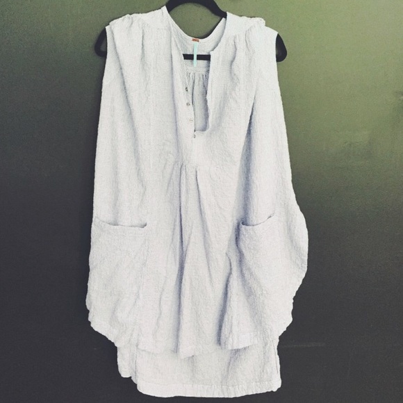 Free People Check Gauze Pocket Tunic - Picture 2 of 4