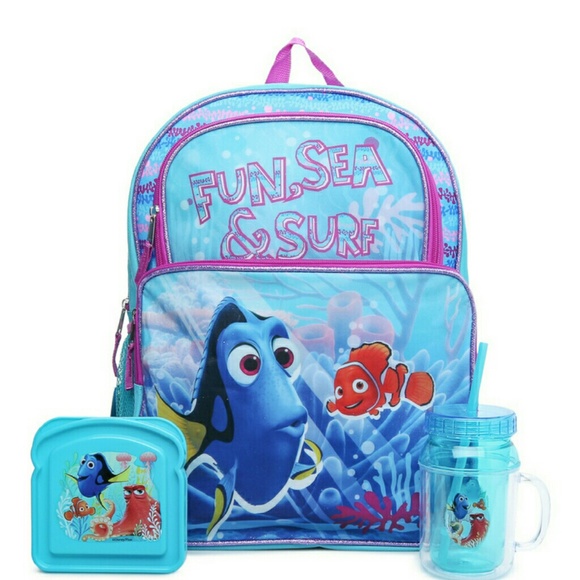 Finding Dory 3 piece Backpack Bundle