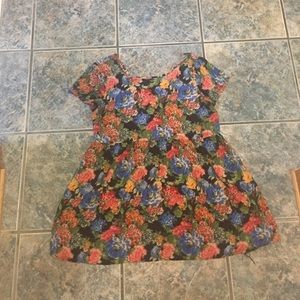 Flower cotton tunic