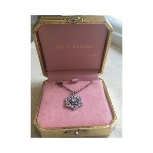 Juicy couture snowflake necklace
