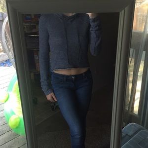 Hold for Hayley - Hollister Crop Hoodie