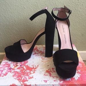 Chinese Laundry Chunky Heels