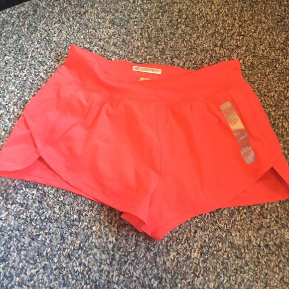 Cute forever 21 pink athletic shorts