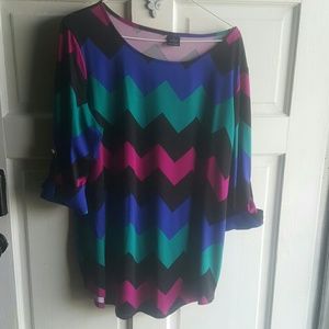 Xl blouse colorful
