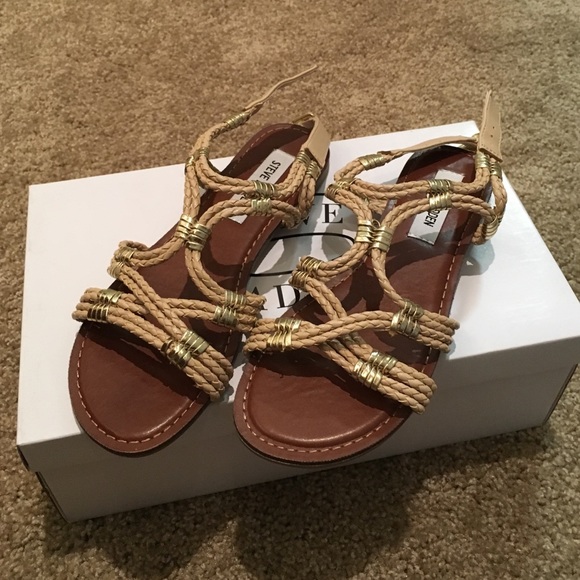 Brand new Steve Madden gladiator like shoes.