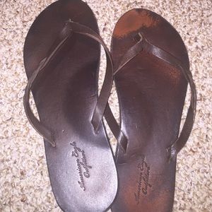 American Eagle Leather Sandals