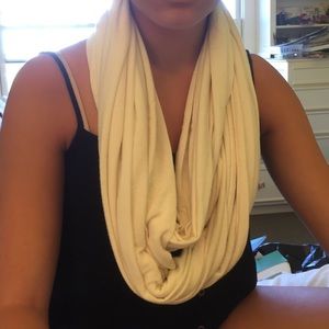 cream scarf