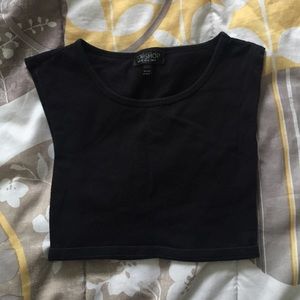 Black crop top