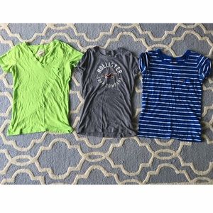 3 hollister shirts